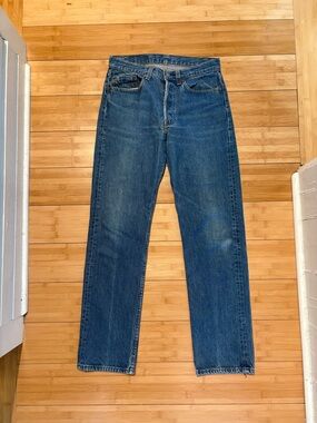Levi's Men's Blue Straight-Leg Jeans